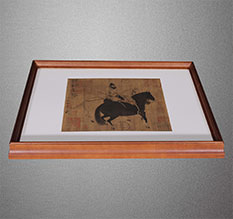 临江书画装裱配框服务案例